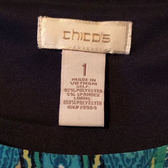 CHICO’s Size 1 Pullover Dress - Picture 3 of 3